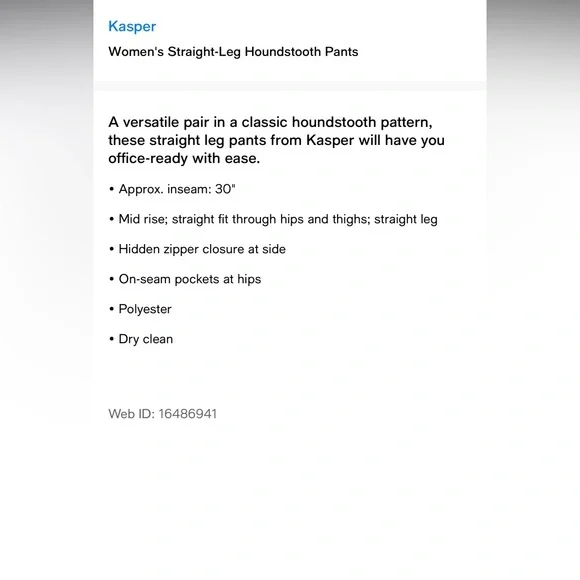 NWT Kasper Houndstooth Blazer - Picture 5 of 9